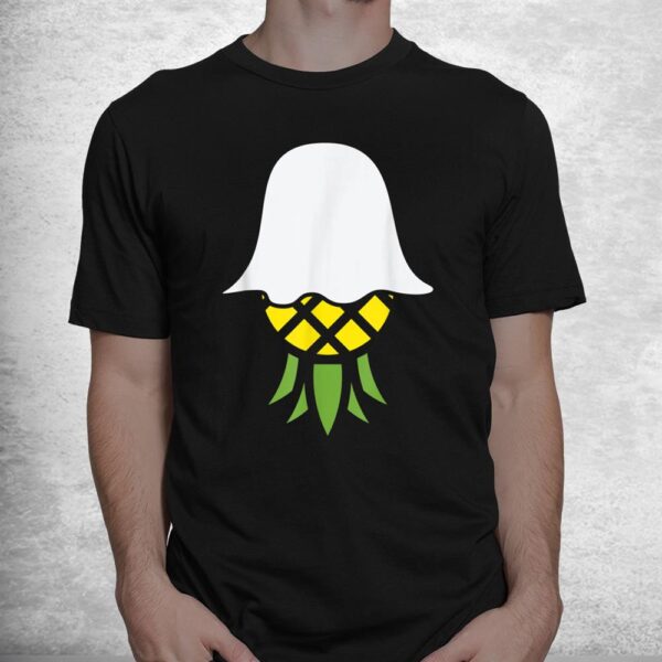 Pineapple Ghost Lazy Diy Halloween Funny Hawaiian Shirt