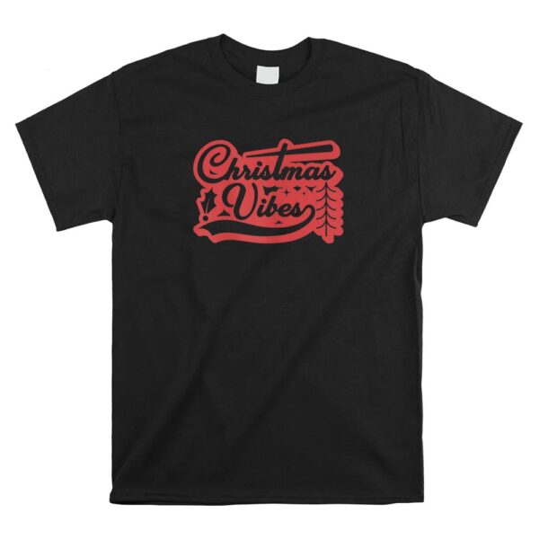 Retro Christmas Vibes Groovy Christmas Shirt