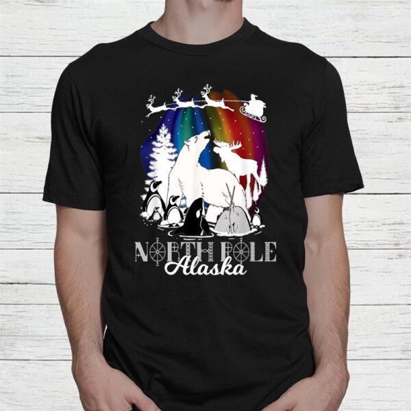 North Pole Alaska Aurora Borealis Christmas Own Wildlife