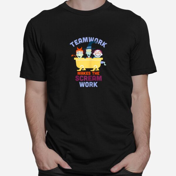 Amazon Essentials Nightmare Before Christmas Teamwork Makes The Scream Work Shirt