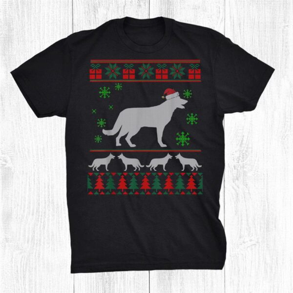 German Shepherd Ugly Christmas Sweater Gift Dog Pet Lovers Shirt