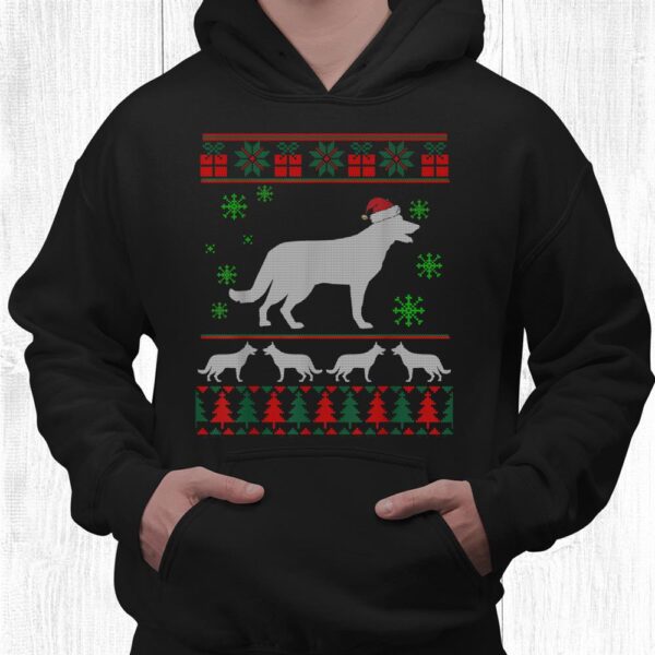German Shepherd Ugly Christmas Sweater Gift Dog Pet Lovers Shirt