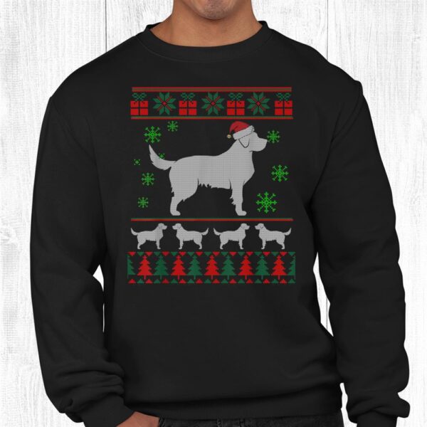 Golden Retriever Ugly Christmas Sweater Gift Dog Pet Lovers Shirt