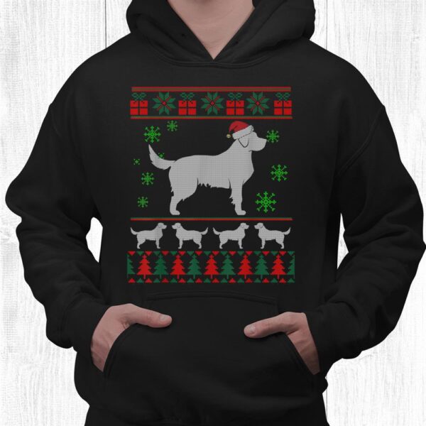Golden Retriever Ugly Christmas Sweater Gift Dog Pet Lovers Shirt