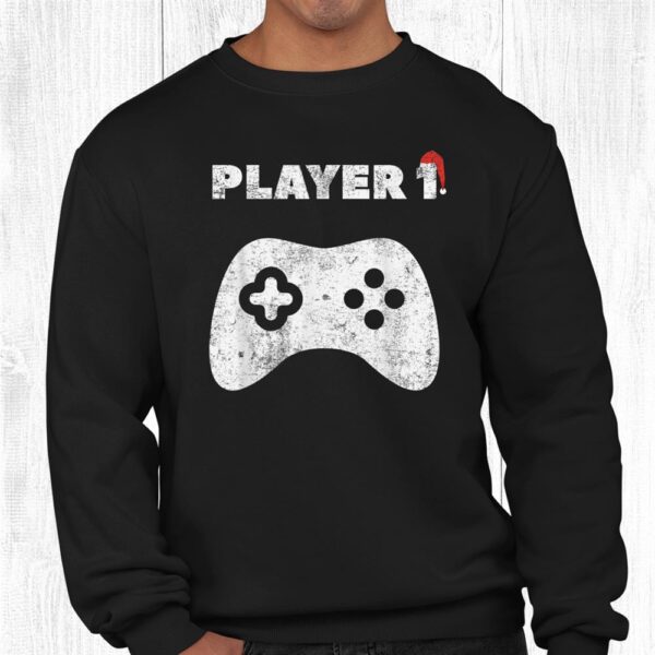 Player Christmas Santa Hat Family Matching Shirt