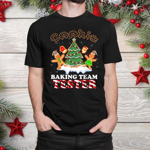 Cookie Baking Team Tester Gingerbread Christmas Shirt