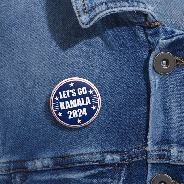 Let's Go Kamala Harris 2024 Custom Pin Button