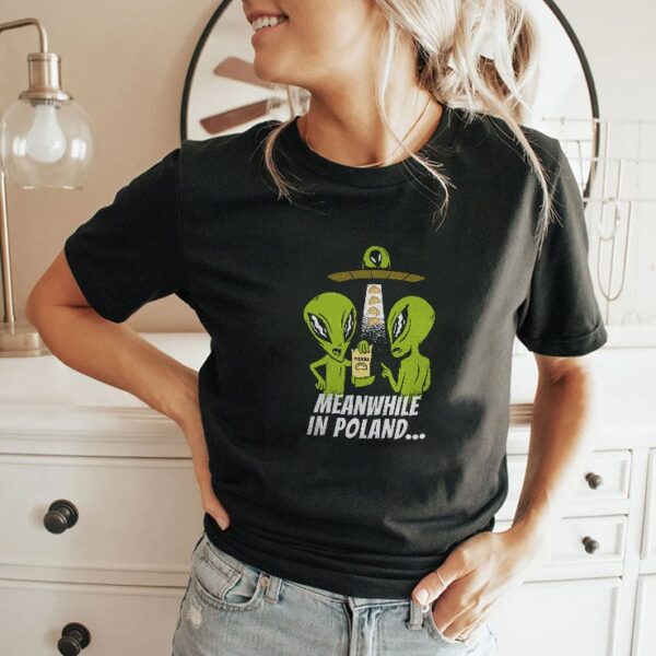 Alien Abduction Pierogi Polish Meanwhile In Poland Tee