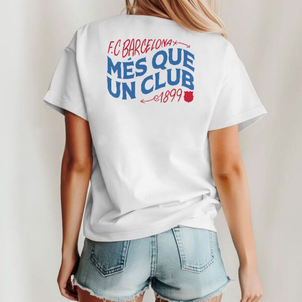 FC Barcelona Més Que Un Club 1899 Shirt back