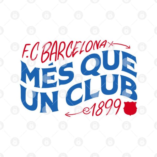 FC Barcelona Més Que Un Club 1899 Tee Shirt