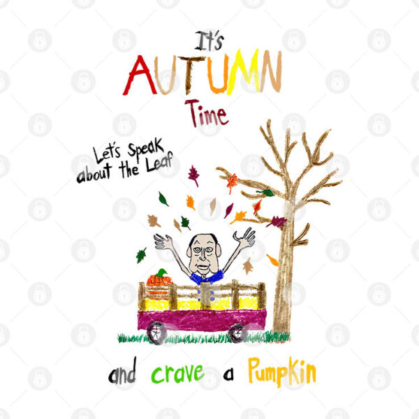 Marcus Pork It's Autumn Time Let's Speak About The Leaf And Carve A Pumpkin Shirt