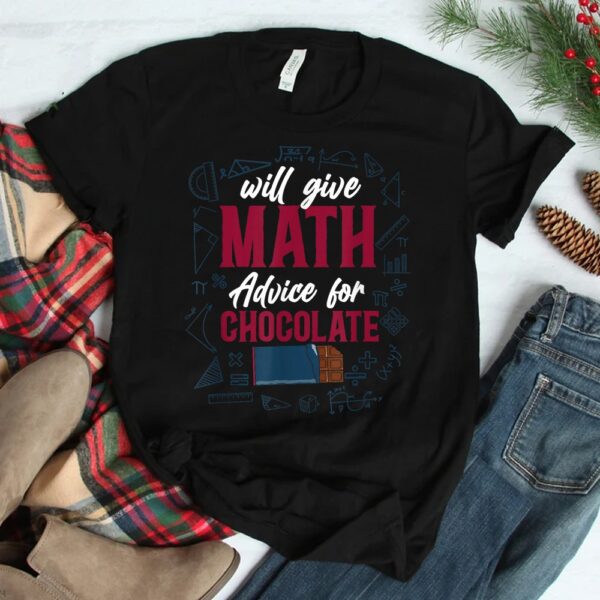 Math Teacher Nerd Student Formula Equation Chocolate Will Shirt
