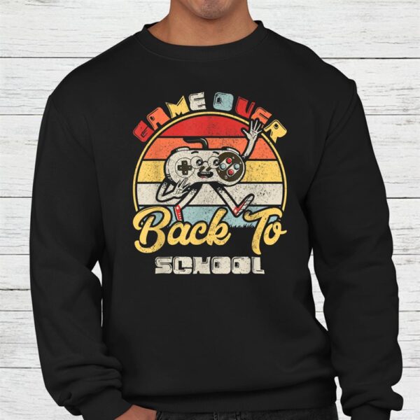 Game Over Teacher Student Controller Back To School Shirt