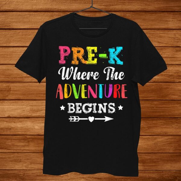 Pre K Where The Adventure Begins Gift For Pre K Teacher Men