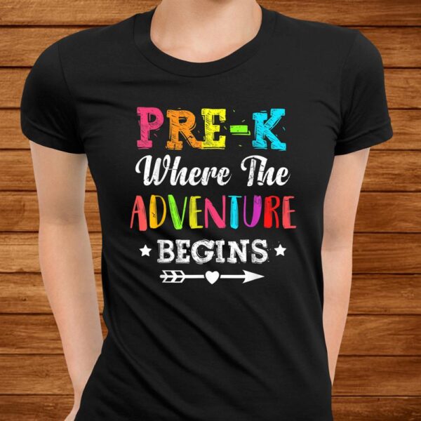 Pre K Where The Adventure Begins Gift For Pre K Teacher Men