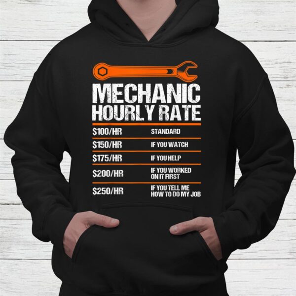 Mechanic Hourly Rate Future Mechanic Shirt