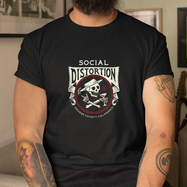 Official Social Distortion Skelly Circle Shirt