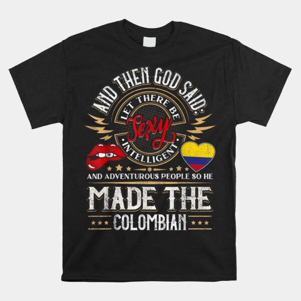 Colombia Flag Souvenirs For Colombians Shirt