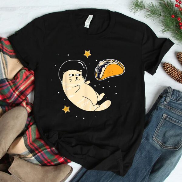 Astronaut Cat In Outer Space Shirt