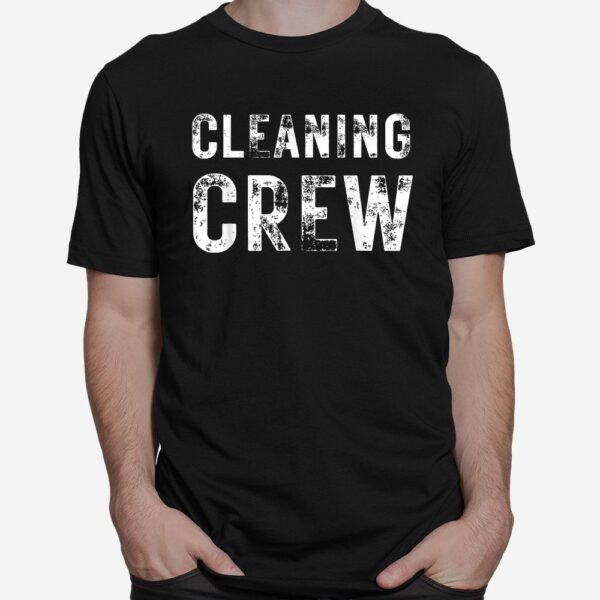 CLEANING CREW Matching Cleaners Housekeeper Shirt