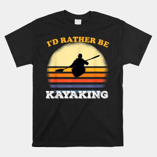 Kayak Retro Canoe Shirt