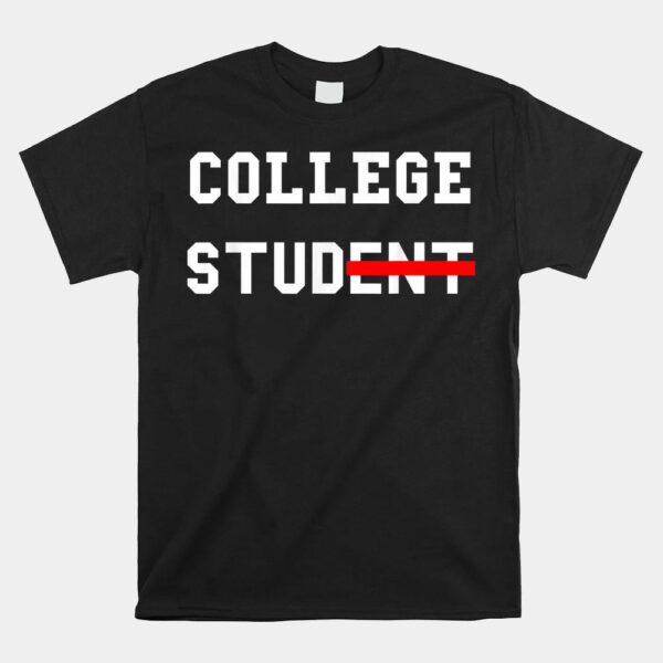 College Student Stud Shirt