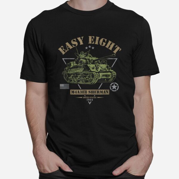 M4A3E8 'Easy-Eight' Sherman WW2 Tank Shirt