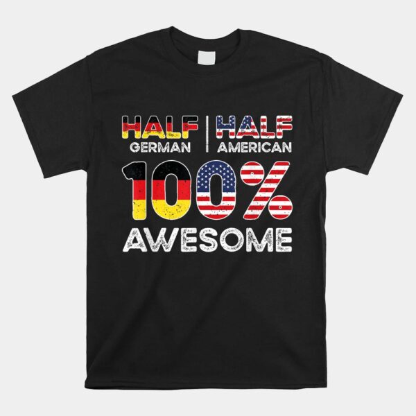 German American Patriot USA Grown Germany US Flag Shirt