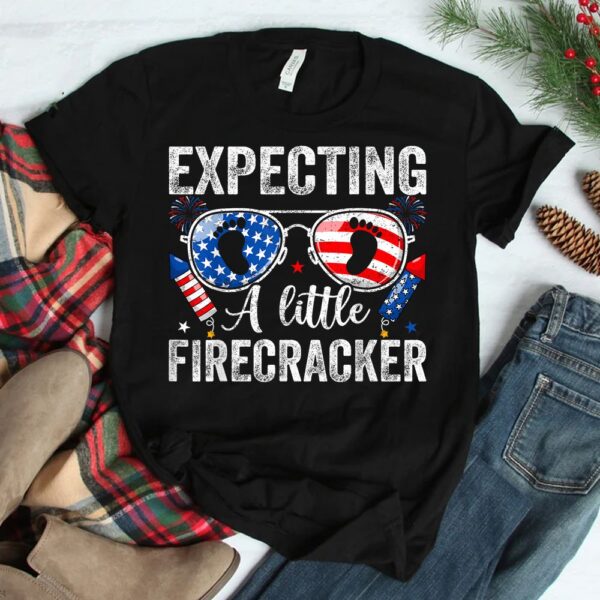 Expecting A Little Firecracker Shirt