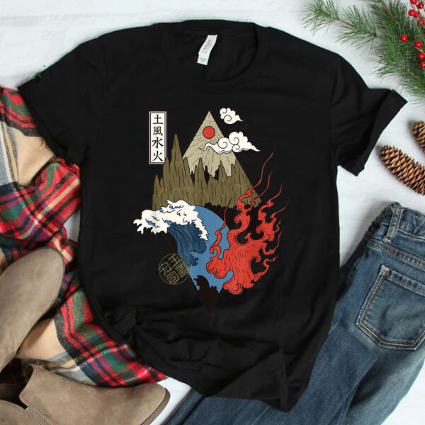 Four Elements Water Air Fire Earth Shirt