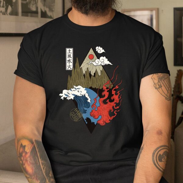 Four Elements Water Air Fire Earth Shirt