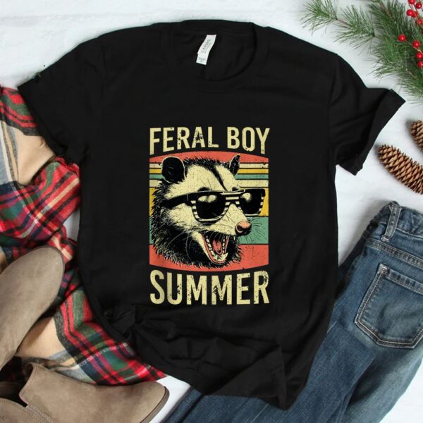 Opossum Feral Boy Summer Shirt