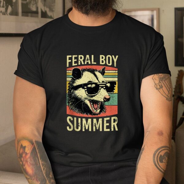 Opossum Feral Boy Summer Shirt