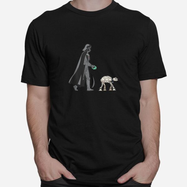 Darth Vader The Dog Walker Meme Shirt