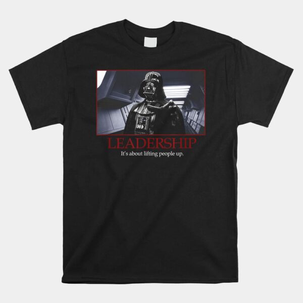 Darth Vader Leadership Inspirational Poster Photo Shirt