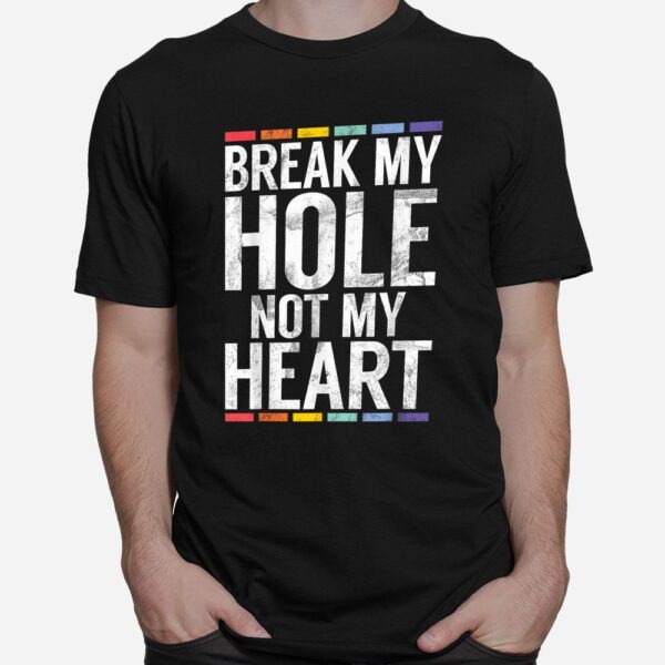 Break My Hole Not My Heart Shirt