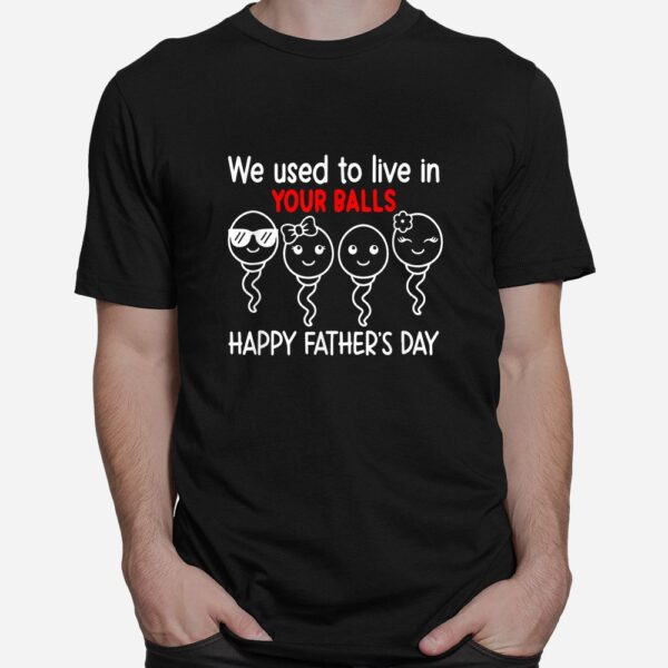 We Used To Live In Your Balls Shirt