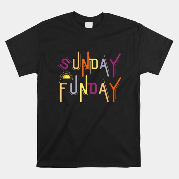 Sunday Funday Funny Drinking Shirt