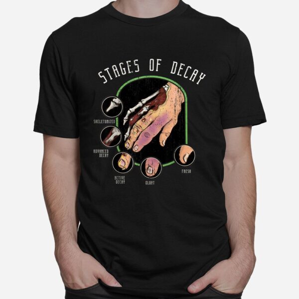 Stages Of Decay Forensic Science Funeral HomeCoroner Shirt