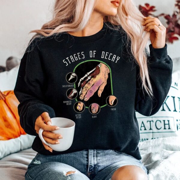 Stages Of Decay Forensic Science Funeral HomeCoroner Shirt