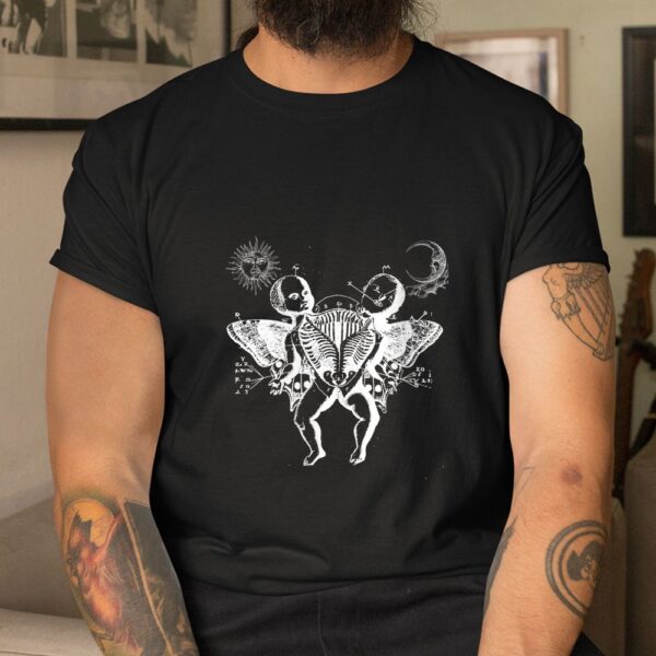 Siamese Twins Butterfly Wings Vintage Gothic 90s Rock Music Shirt