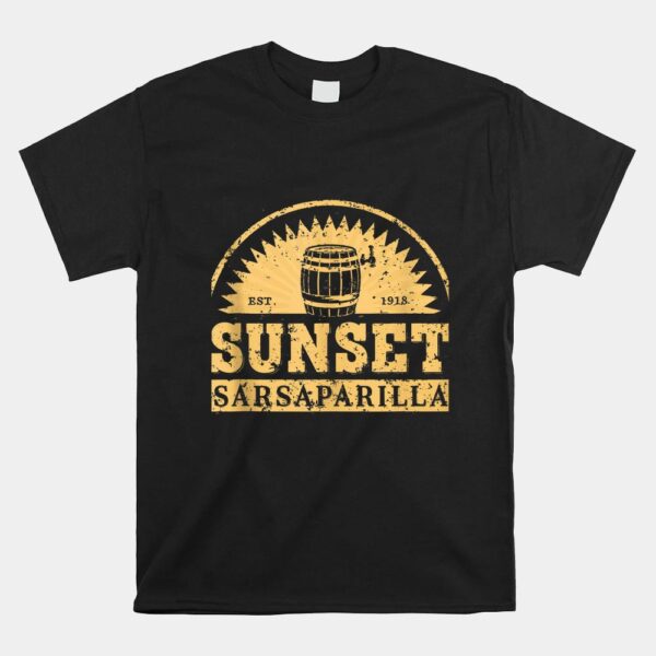 Retro Sunset Sarsaparilla Shirt