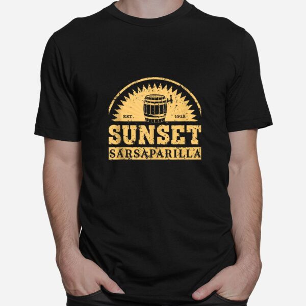 Retro Sunset Sarsaparilla Shirt