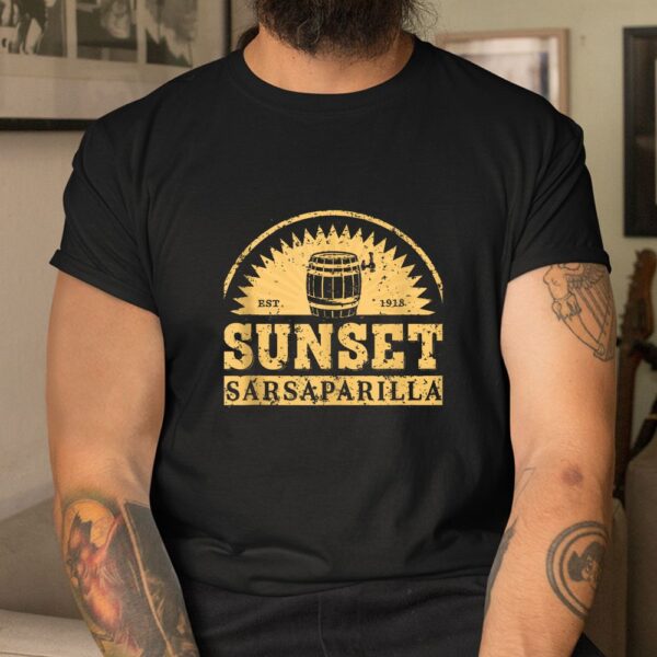 Retro Sunset Sarsaparilla Shirt