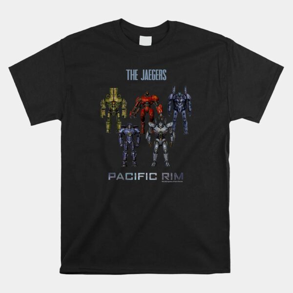 Pacific Rim Jaeger Robots Officially Licensed Shirt