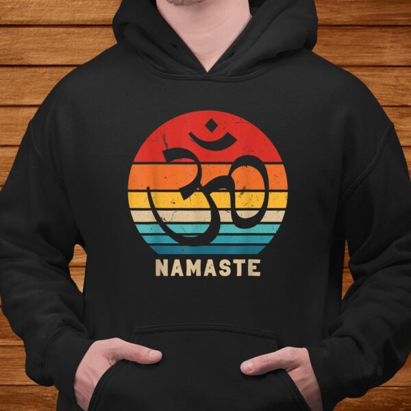 Vintage Namaste Om Zen Yoga Day Tantra Meditation Buddhism Shirt