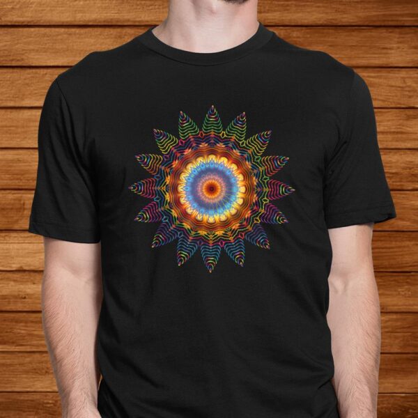 Mandala Sacred Geometry Prana Art Yoga Mantra Om Good Vibes Men