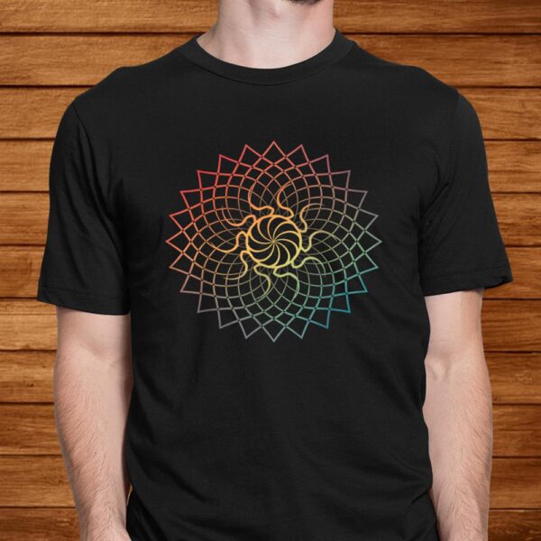 Mandala Geometry Sacred Fractal Art Yoga Mantra Good Vibe Men