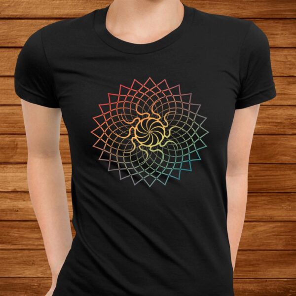 Mandala Geometry Sacred Fractal Art Yoga Mantra Good Vibe Men