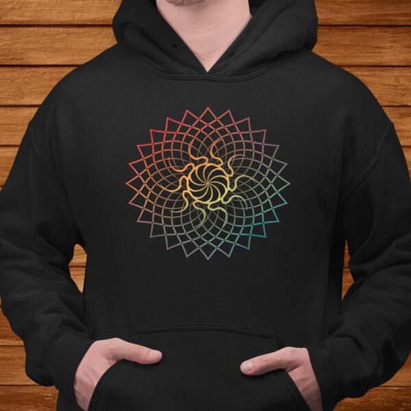 Mandala Geometry Sacred Fractal Art Yoga Mantra Good Vibe Men